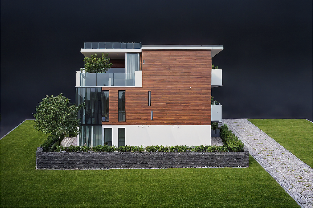 Green Peak Villas side view