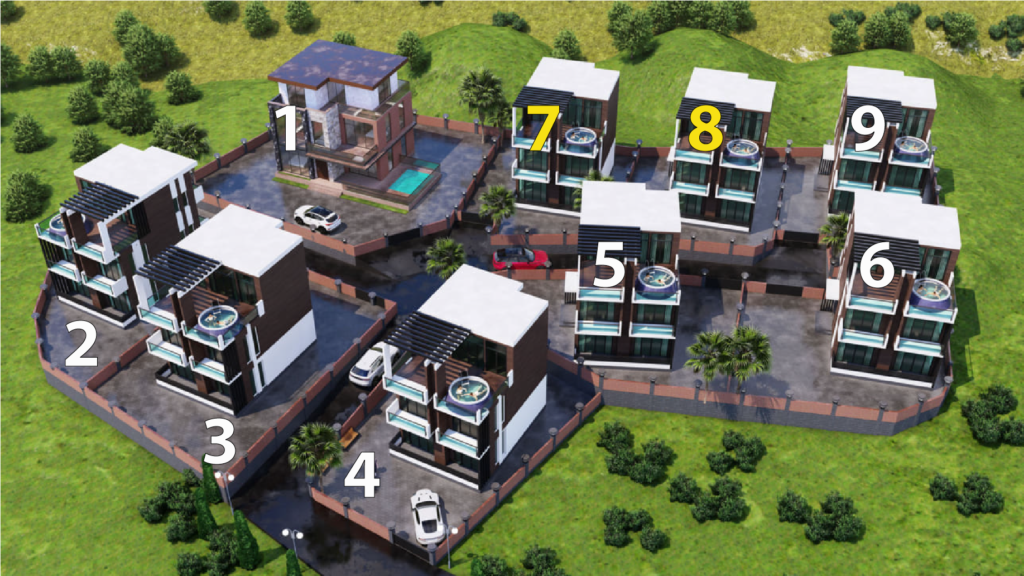 Green Peak Villas houses plan