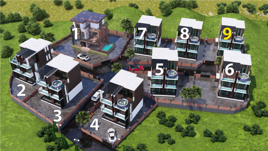 Green Peak Villas houses plan